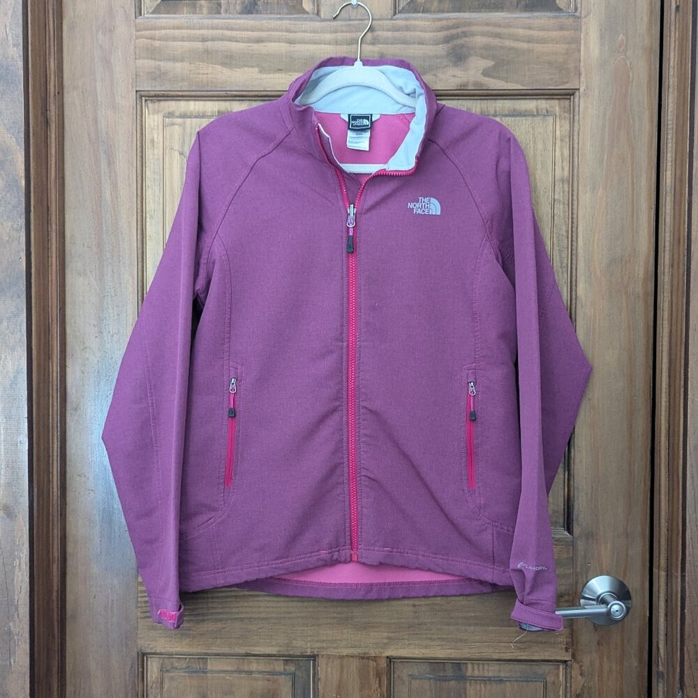 Women's The North Face Magenta Running Jacket. Size Medium.